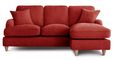 Manhattan Apricot Fabric Chaise Corner Sofa - RHF