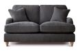 Manhattan Charcoal Fabric 2 Seater Sofa