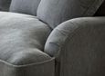 Manhattan Charcoal Fabric 3 Seater Sofa
