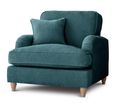 Manhattan Emerald Fabric Armchair