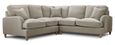 Manhattan Putty Fabric 2 Corner 2 Sofa