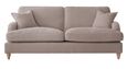 Manhattan Putty Fabric 3 Seater Sofa
