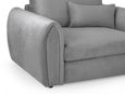 Mirabel Large Corner Sofa - Grey Fabric