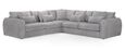 Mirabel Large Corner Sofa - Grey Fabric