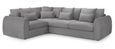 Mirabel Corner Sofa - Grey Fabric - LHF