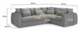 Mirabel Corner Sofa - Grey Fabric - RHF