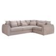 Mirabel Corner Sofa - Mocha Fabric - LHF