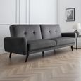 Monza Sofabed - Grey Fabric