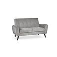 Monza Grey Mobus Fabric Sofa - 2 Seater