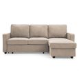 Myles Sofa Bed - Typhon Natural Weave Fabric - Corner