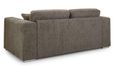 Naples Sofa - Mocha Fabric - 3 Seater