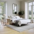 Narva Clay Fabric 2 Seater Pull Out Sofa Bed
