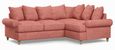 Narva Coral Fabric 2 Corner 1 Sofa