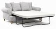 Narva Dove Grey Fabric 2 Seater Pull Out Sofa Bed