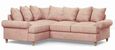Narva Pastel Fabric 1 Corner 2 Sofa
