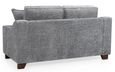 Nebraska Sofa - Slate Grey Fabric - 2 Seater