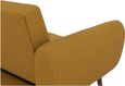 Nowata Brittany Mustard Linen Futon Sofa Bed - 2115929NUK