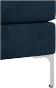 Nowata Chapman Blue Velvet Sectional Sofa - DA037SEC-BLUK