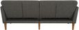 Nowata Regal Grey Linen Futon Sofa Bed - 2180429NUK