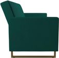 Nowata Skylar Green Velvet Sofa Bed - 2358979NUK