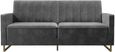 Nowata Skylar Grey Velvet Sofa Bed - 2358479NUK