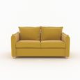Oliver Sofa Bed - Sunningdale Saffron Fabric - 2 Seater
