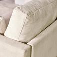 Ottilie Beige Fabric Sofa - 2 Seater