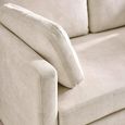 Ottilie Beige Fabric Sofa - 2 Seater