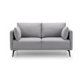 Rohe Sofa - 2 Seater - Grey Fabric