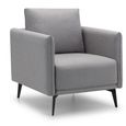 Rohe Armchair - Grey Fabric