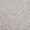 Salvador Lounge Sofa - Light Grey Boucle Fabric - Black Legs - RHF