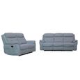 Shelby Grey Fabric 3+2 Seater Recliner Sofa Set
