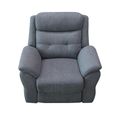 Shelby Grey Fabric Recliner Armchair