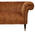 Siena Sofa - 3 Seater - Chesterfield - Brown Velvet Fabric