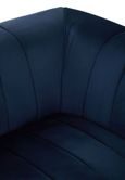 Siena Sofa - 3 Seater - Chesterfield - Midnight Blue Velvet Fabric