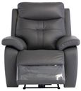 Sophia Charcoal Leather Electric Recliner Armchair