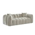 Venice Sofa Set - Beige Fabric - 3+1+1 Seater