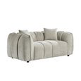 Venice Sofa Set - Beige Fabric - 3+2+1 Seater