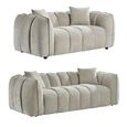 Venice Sofa Set - Beige Fabric - 3+2 Seater