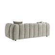Venice Sofa - Beige Fabric - 3 Seater
