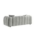 Venice Sofa - Grey Fabric - 3 Seater