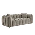 Venice Sofa - Mocha Fabric - 3 Seater