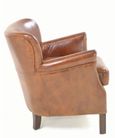 Vintage Leather Brown Club Armchair