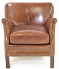 Vintage Leather Brown Club Armchair