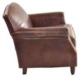 Vintage Leather Studded Front Armchair