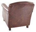 Vintage Leather Studded Front Armchair