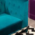 Vogue Sofa - 3 Seater - Teal Velvet Fabric