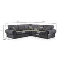 Wilcot Corner Sofa - Grey Fabric