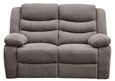 Windsor Brown Fabric 2 Seater Recliner Sofa