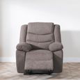 Windsor Brown Fabric Recliner Armchair